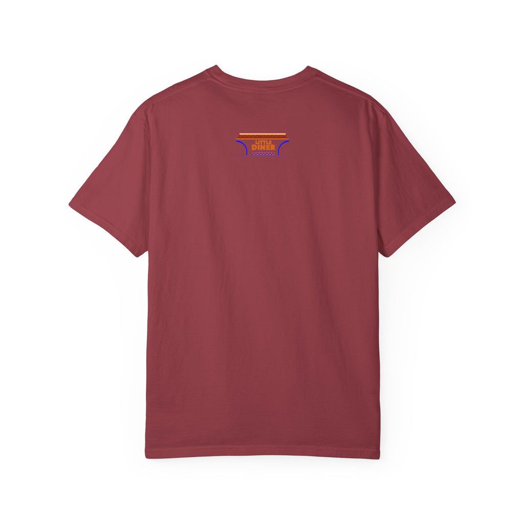 Little Diner 50th Anniversary T-shirt | Retro Sunset Diner Design